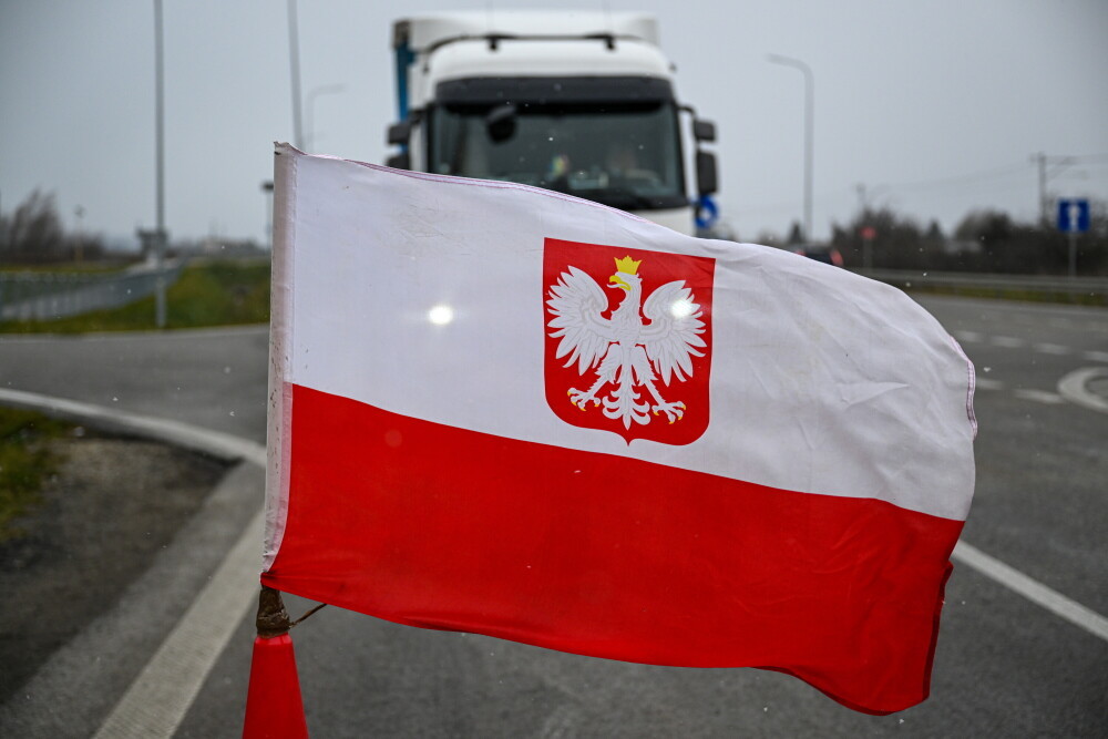 Protest rolników w Medyce